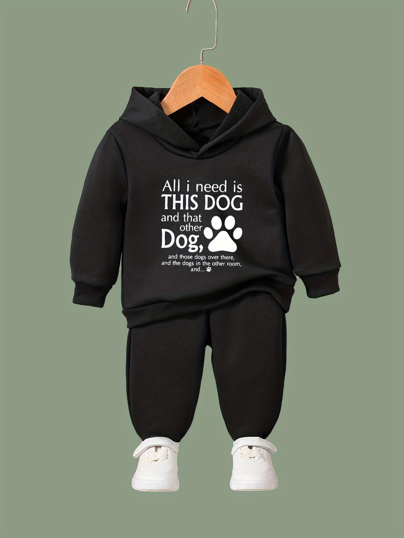 Girl's 2-Piece Sporty Outfit Set, Perfect for Spring and Fall