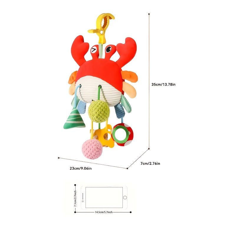 Polyester Fiber Hanging Toy with Bell Lightweight Portable