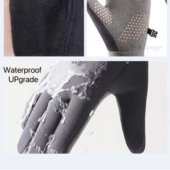 Winter Touch Screen Gloves Short Windproof Waterproof Gloves Outdoor Sports