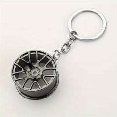 Stylish Car Wheel Hub Keychain
