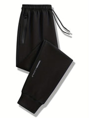 Men's Lightweight Breathable Sports Joggers with Zipper Pockets