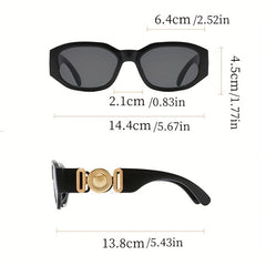 Polygon Sunglasses Retro UV400 for Women Men
