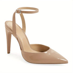 Women's Patent Leather Slingback High Heel Sandals