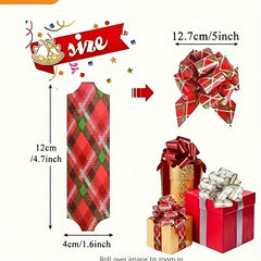 12pcs 12 7 Cm Bowknot For Gift Wrapping Red