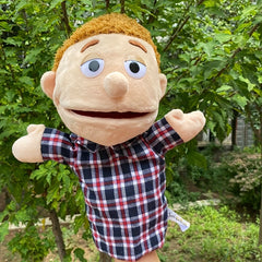 Family Hand Puppets Plush Soft Hand Puppets Ethnic Puppets Story Toys