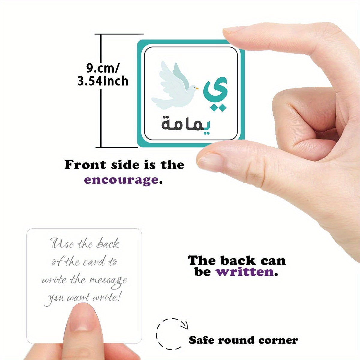 Arabic Animal Alphabet Flashcards Set for Kids
