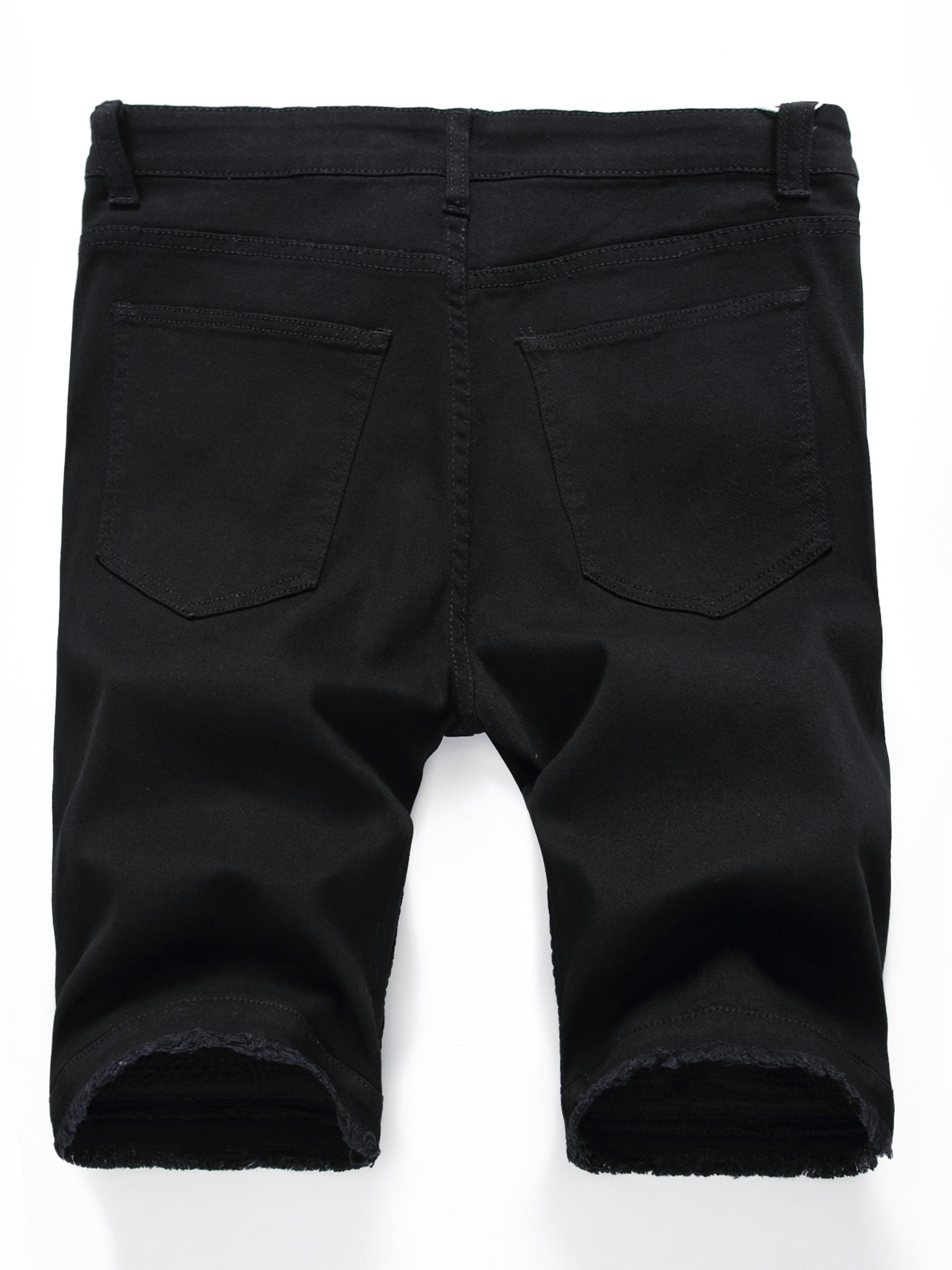 Men's Casual Denim Shorts with Pockets