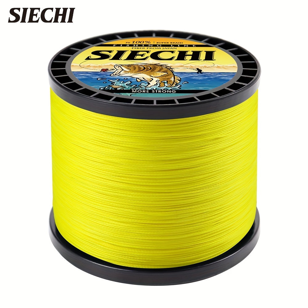 1093 6yds 4X Braided PE Fishing Line Wear & Bite Resistant Fishing Tackle