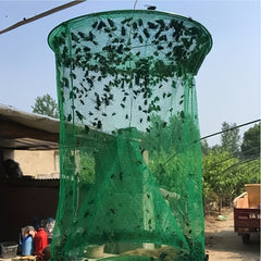 Reusable Ranch Fly Trap with Bait Tray - Hanging Horse Fly Catcher