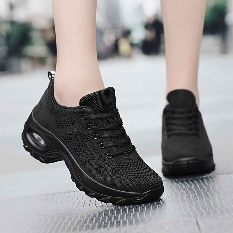 Women's Air Cushion Athletic Running Shoes Comfortable Mesh Sneakers