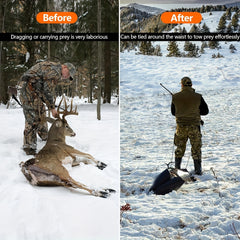 Deer Drag Sleds Utility Sled Portable Gliding Mat Easy Drag Durable