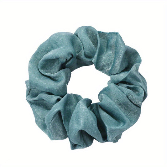 Large Scrunchie Ponytail Leather Headband Hair Accessories