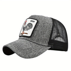 Animal Print Baseball Cap Sun Visor Trucker Hat for Running Golf Beach