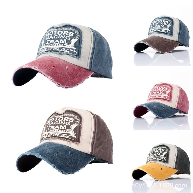 Unisex Sunshade Patchwork Breathable Baseball Cap Outdoor Sport