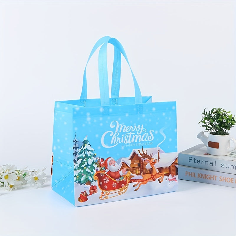 4pcs Christmas Gift Bags With Handles 32 24 17 02cm
