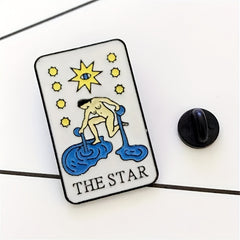 Star & Nude Alloy Brooch for Clothes Bags Jackets