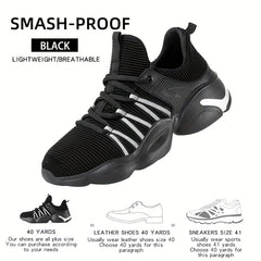 Men's Steel Toe Work Safety Shoes Lightweight Construction Sneakers
