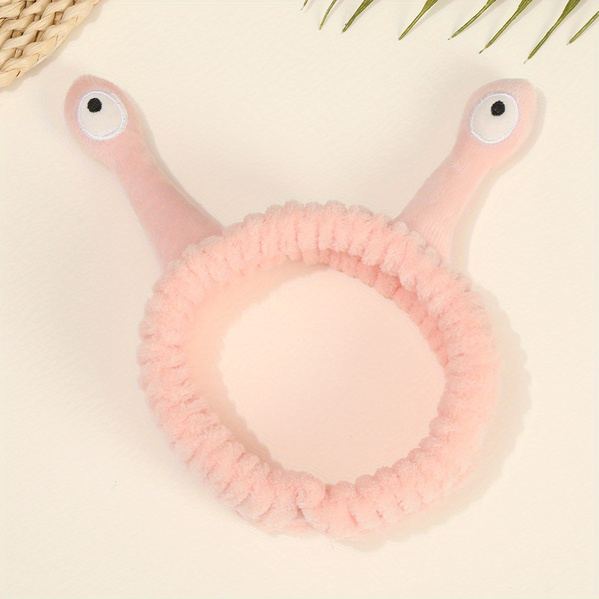 Cartoon Snail Eyes Headband for Women Girls Plush Headdress