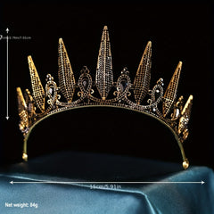 Bridal Rhinestone Crown Head Jewelry Wedding Alloy Headband