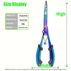 OUYALINE Portable Fishing Plier Stainless Steel Line Cutting Scissors