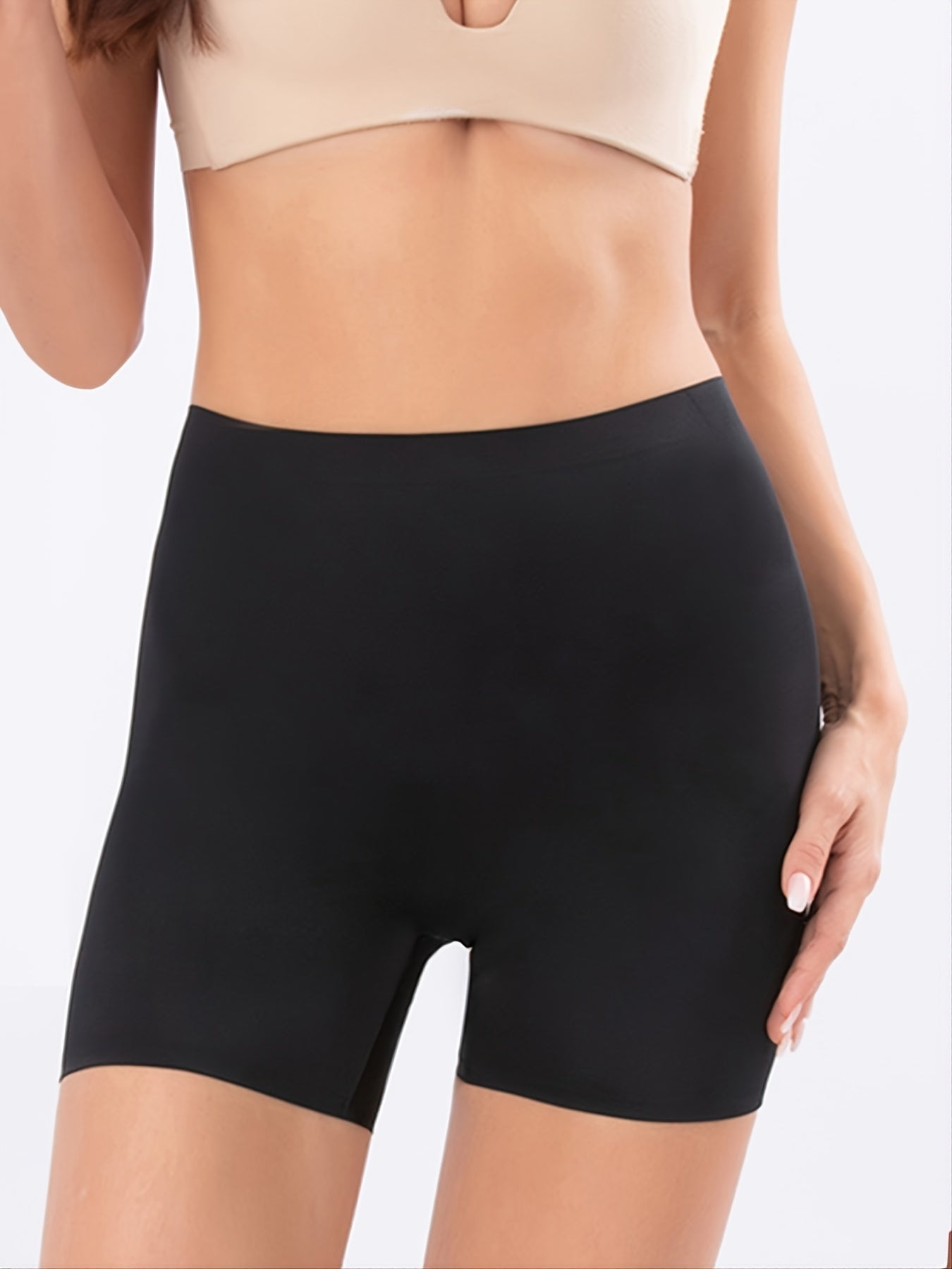 Seamless Shaping Boyshorts for Women Tummy Control Shapewear Slip Shorts