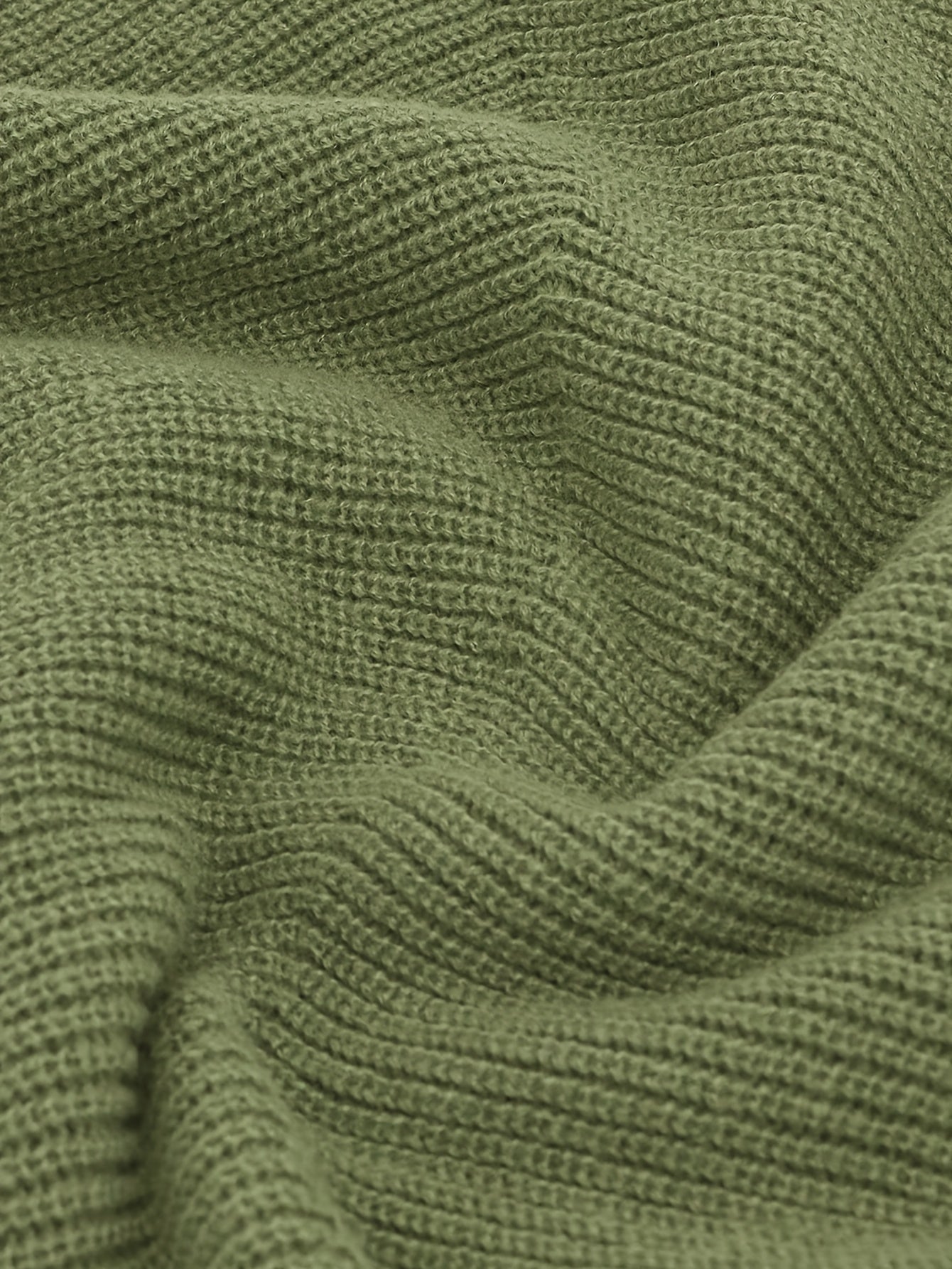 Solid Turtle Neck Pullover Sweater For Women