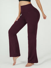 Women's High Waisted Flare Pants Soft Bootcut Tummy Control