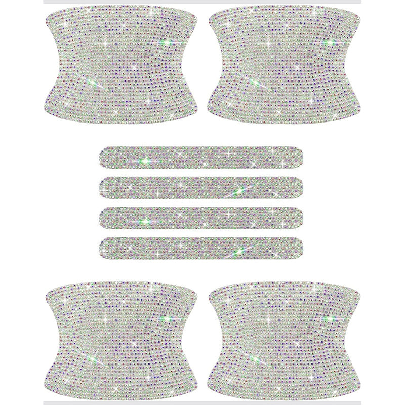 Rhinestone Car Door Handle Scratch Protector Stickers