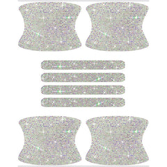 Rhinestone Car Door Handle Scratch Protector Stickers