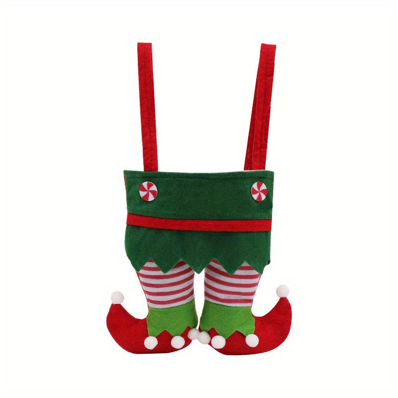 1pc Non-woven Christmas Elf Candy Bag Gift Navidad