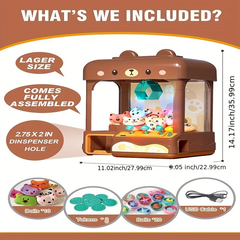 Mini Claw Machine For Kids As Christmas Halloween Gift