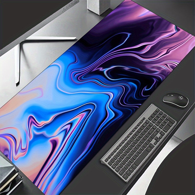 Marble Pattern Anime Gaming Mouse Pad, Anti Slip Rubber, Soft Table Mat