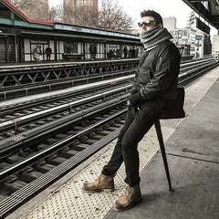 Telescopic Seat Folding Stool for Camping Travel