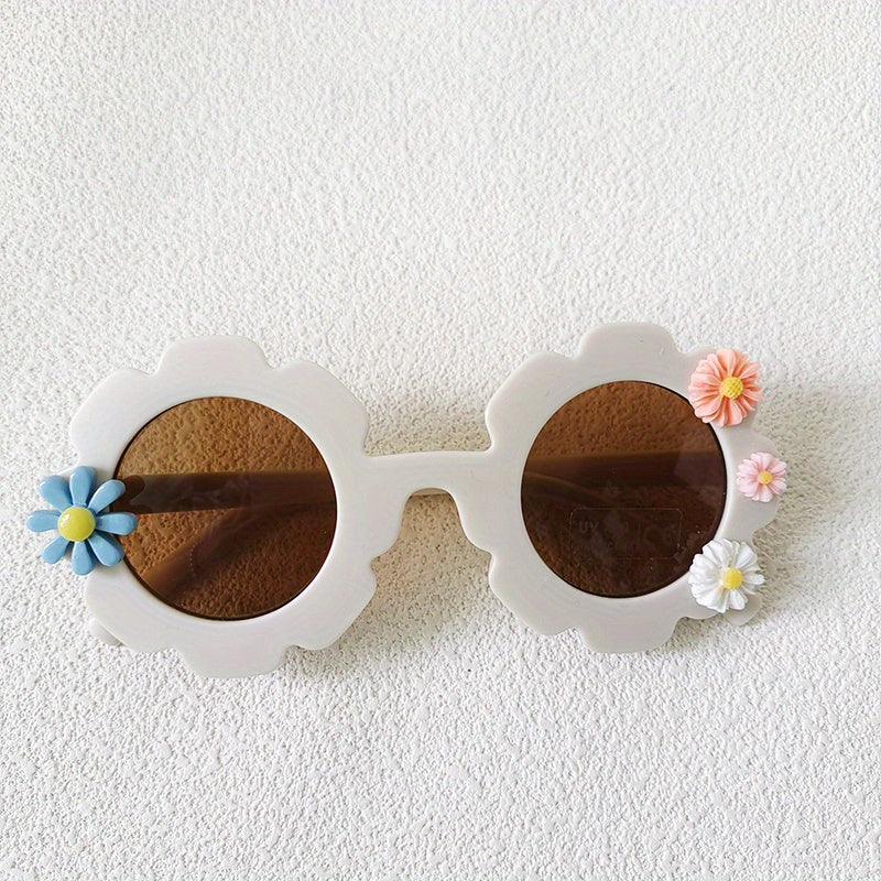 DIY Girl's Small Daisy Sunglasses UV Protection