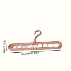 Rotating Drying Rack Nine Holes Clothes Rack