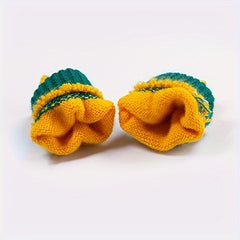 Kids Winter Knitted Gloves Elastic Warm Keeping Boys Girls