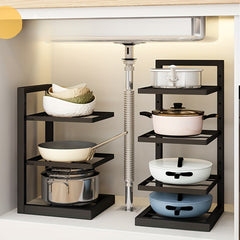 1pc Iron Rack for Cookware and Kitchen Essentials Storage