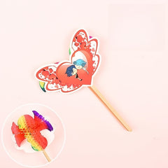 DIY Puzzle Toy Paper Flip Flower Variety God Flower Play Paper Change Flower Toy