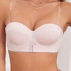 Front Buckle Push Up Bandeau Bra Women's Lingerie