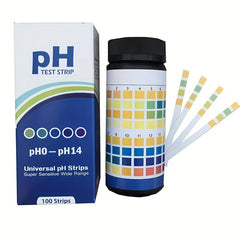 100pcs PH Test Paper 0-14 for Drinking Water Swimming Pool Aquarium