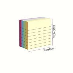100sheets Plaid Sticky Notes Book for Students Office Adult