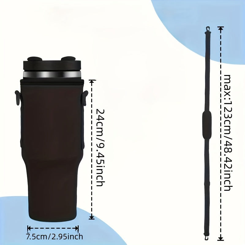 Water Bottle Carrier Bag For 40oz Tumbler With Handle