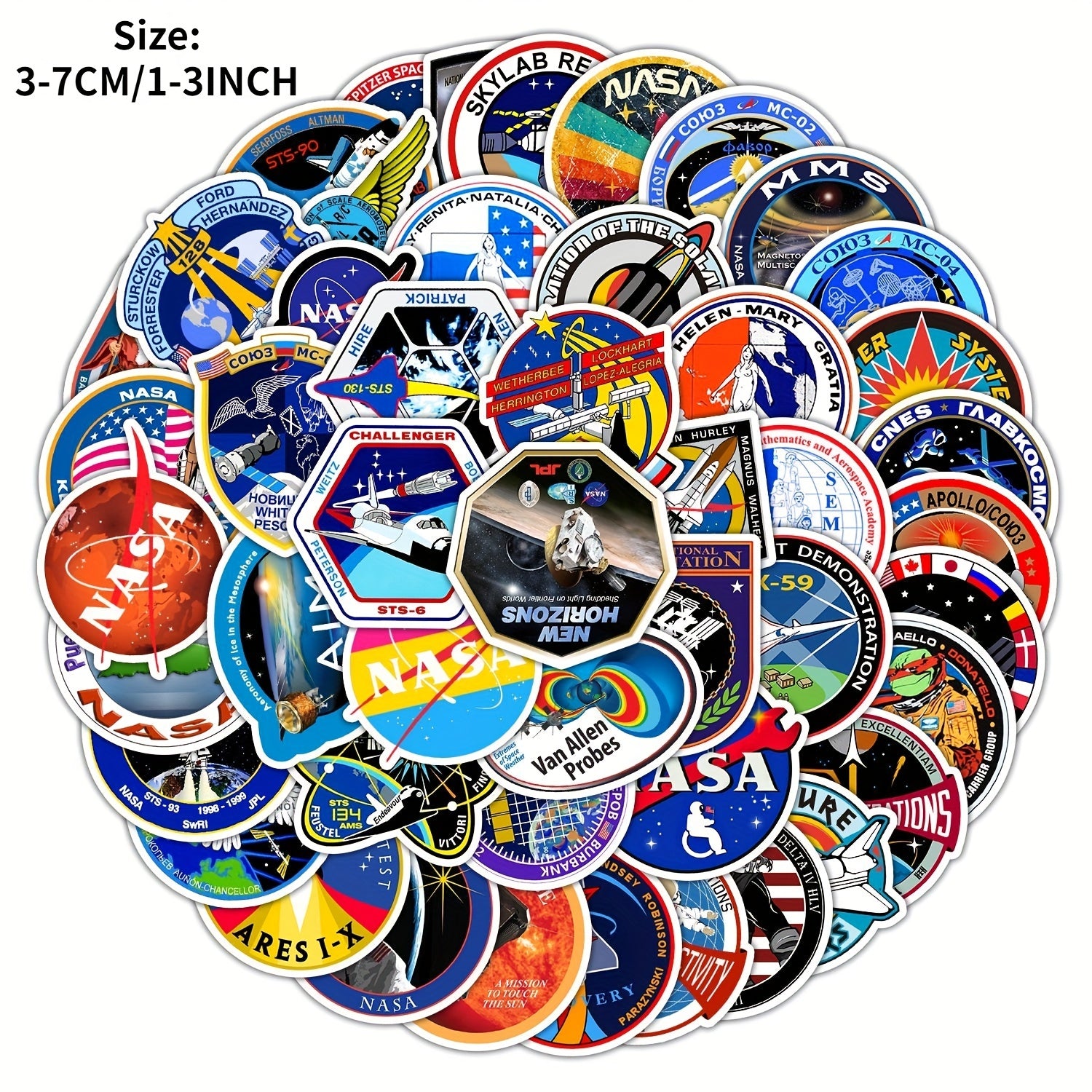 Space Agency Doodle Sticker Pack - Waterproof