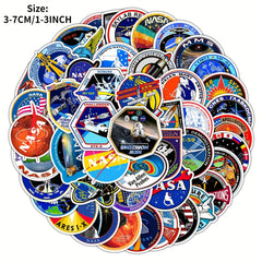 Space Agency Doodle Sticker Pack - Waterproof