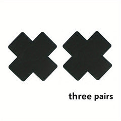 X-shaped Disposable Breast Stickers Satin Anti-exposure