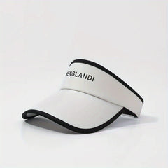 Print Ponytail Visor Hat Lightweight UV Protection Travel Beach Hats