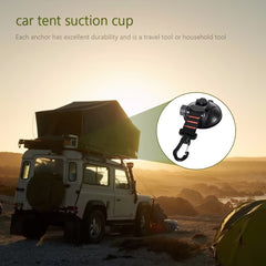 4pcs Outdoor Camping Tent Suction Cup Hook for Car Tent Canopy