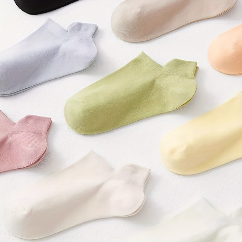 10 Pairs Low Cut Ankle Socks Women's Stockings