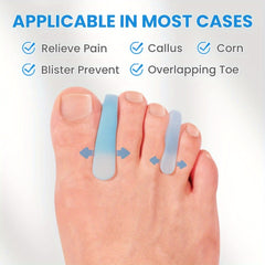 10pcs Gel Toe Separator Bunion Corrector Toe Spacer For Overlapping Toe