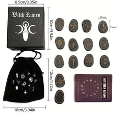 Witch Runes Divination Fortune Telling Rune Words For Crystal